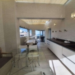 Linda Cobertura Duplex à venda,341 m², 6 Suítes,2 Vagas Cobertas, Pé na Areia, Módulo 3, Riviera - B