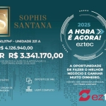 Oportunidade! Sophis Santana – Apto 264m², 4 Suítes no 22º Andar! Última Unidade no Alto de Santana!