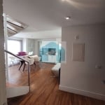 Apartamento duplex mobiliado para locação com 1 suite na Vila Nova Conceição, lazer, 1 vaga, 104m²