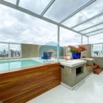 Cobertura Chácara Santo Antônio ,2 suítes, 4 vagas, 198m², com piscina!