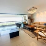 Lindo apartamento mobilado 257m2 4 suites Península Barra da tijuca