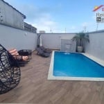 Casa Sobreposta Alta 75 m² - piscina e churrasqueira , próximo da praia em Itanhaém