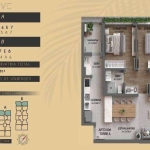 Apartamento à venda, 100 m² por R$ 1.808.928,91 - Cacupé - Florianópolis/SC