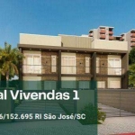 Sobrado à venda, 74 m² por R$ 440.000,00 - Areias - São José/SC