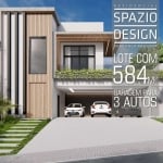 SPAZIO DESIGN. Linda casa em Bragança Paulista com 3 suítes sendo 1 máster, com piscina e área gour