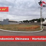 Terreno de Esquina 254m² no Condomínio Okinawa em Hortolândia