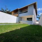 Excelente casa duplex meio lote com quintal, área gourmet, 4 quartos, à venda, 130 m² - Extensão Novo Rio das Ostras/Centro - Rio das Ostras/RJ