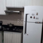 Apartamento 2 dorm, sacada, cozinha americana e área de serviço, sala e banheiro social. Prédio com 2 elevadores, câmeras de segurança, salão de festas com churrasqueira e terraço coletivo.