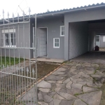 Casa de dois dormitórios, reformada ,piso em porcelanato, banheiro, cozinha, sala, vaga de garagem coberta. Nos fundos churrasqueira, com possibilidade de transformar em área de festas ou até terceiro