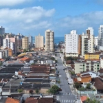 Excelente kitnet na Vila Tupi, prédio com vaga de garagem, elevador, solarium e vista livre.