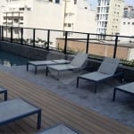 Apartamento Tipo Studio com 01 Quarto Suíte. Sala com terreço. Em Pinheiros