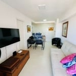 Premium Stella Maris apartamento quarto e sala mobiliado com varanda 46,18m2 em Stella Maris