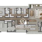 Apartamento com 4 dormitórios à venda, 321 m² por R$ 8.037.000 - Chácara das Pedras - Porto Alegre/RS