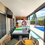 Imóvel com 3 suítes climatizadas, piscina, área gourmet à venda, 303 m² por R$ 3.400.000 - Granja Viana – Chácara dos Lagos - Carapicuíba/SP