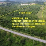 Terreno Para Industria ou Logística em Candeias, Bahia. São 110.183m² em local nobre na Zona Industrial da Cidade.