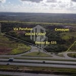 CAMAÇARI - TERRENO VIA PARAFUSO, Ba-353. São 266.921m²  frente pista. Valor R$60,00/m². Vocação para Industrias, Fábricas, Centros de Distribuição.