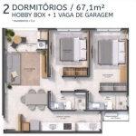 Apartamento com 2 quartos à venda na Avenida Prefeito Waldemar Vieira, 961, Saco dos Limões, Florianópolis