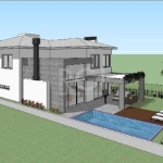 Projeto aprovado, obra ainda não iniciada.&lt;BR&gt;Excelente residência com 4 suítes, espaço gourmet, piscina, suíte master com 60m² totais.&lt;BR&gt;386m² em lote de 554m² no AlphaVille Toscana.&lt;