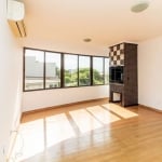 Apartamento localizado no bairro Vila Ipiranga, com 84m² no 2º andar. Imóvel com 2 dormitórios, sendo um suíte, ambos com ar condicionado, sala de estar/jantar com ar condicionado, cozinha com armário