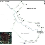 Propriedade constituída de 2 lotes, totalizando uma área de 46.960m2 ou 4,69 ha, localizada no bairro Belém Velho e posicionada entre a avenida Oscar Pereira e a Estrada Afonso Loureiro Mariante.  Veg