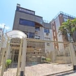 Cobertura horizontal no bairro Petrópolis, 116,36 m² de área privativa, de frente, com 2 dormitórios (suíte master com closet), living com 3 ambientes, sala com lareira, mezanino, banheiro social, coz