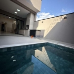 Casa nova a venda com piscina no Residencial Jardim dos Lírios Paulínia!