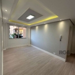 Belíssimo apartamento com 01 quarto no Condomínio Torre da Glória.    &lt;BR&gt;Possui amplo living estar e jantar com rebaixe em gesso, 1 quarto, banheiro com box de vidro e ventilação natural, cozin