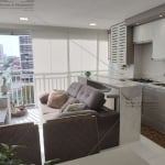 Apartamento de 50 m² a venda na Vila Prudente, com 2 dormitórios, 1 banheiro, cozinha americana, varanda, sala, mobiliado, moveis planejados, elevador