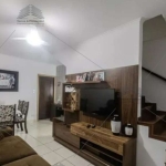 Sobrado de 130 m² a venda na Vila Bertioga, com 2 dormitórios, 3 banheiros, sala para 2 ambientes, ar condicionado, churrasqueira, moveis planejados