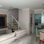 Casa em Condomínio Vila Maria com 2 Quartos, 2 Suítes, Sala 2 Ambientes, Cozinha Planejada, Lavabo, 3 Banheiros, 2 Vagas Cobertas. Espaço Gourmet