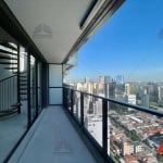 Cobertura Duplex nova na Vila Olímpia com 77m2,  conceito aberto, terraço, varanda, com vaga de garagem, condomínio completo