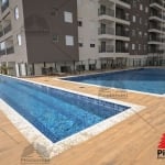 Apartamento no Rudge Ramos, São Bernardo: Com 56 metros, 2 quartos, sala com cozinha americana, varanda, 1 banheiro, 1 vaga, piscina, academia e mais