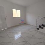 Sobrado de Condomínio com 2 dorms, Maracanã, Praia Grande - R$ 338 mil, Cod: 70835687