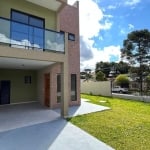 Sobrado com terraço, com 3 quartos sendo 1 suíte - Boa Vista - PR.