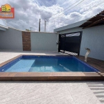 50 METROS DA PRAIA CASA NOVA LOTE INTEIRO COM PISCINA 3 QUARTOS, 115 m² por R$ 749.000 - Balneário Santa Eugênia - Mongaguá/SP