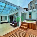 Cobertura Penthouse, 3 Dormitórios (2 Suítes), 2 Vagas, Área de Lazer, Tombo, Guarujá/SP