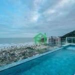 Apartamento Beira-Mar 2 Quartos, Lazer Completo, Vaga. Venda, 56m² R$670.000 - Enseada - Guarujá/SP