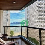 Apartamento Vista ao Mar com 4 dormitórios (2 Suítes), 2 Vagas de garagem à venda por R$ 955.000 - Pitangueiras - Guarujá/SP