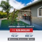 Casa térrea à venda em Itupeva - Jardim Cristiane - 2 quartos - R$ 529.900,00