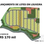 Terrenos a partir de R$ 170mil(140m2) (40% entrada + financiamento)- Louveira/SP