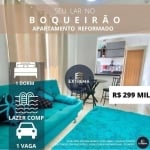 Apartamento   com 1 dormitório à venda, por R$ 299.000 - Boqueirão - Praia Grande/SP