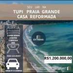 Casa Reformada com 3 dormitórios sendo 2 Suítes e Edícula à venda- Tupi - Praia Grande/SP