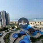 VISTA TOTAL PARA O MAR - Apartamento com 3 dormitórios  sendo 1 Suite com Lazer de completo à venda,  por R$ 850.000 - Mirim - Praia Grande/SP