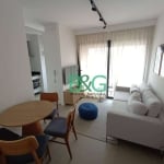 Apartamento com 1 dormitório para alugar, 40 m² por R$ 5.712/mês - Pinheiros - São Paulo/SP