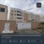 ALUGO APARTAMENTO EM CONDOMÍNIO FECHADO NO BAIRRO ARIANÓPOLES COM 2 QUARTOS