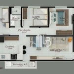 Apartamento com 3 dormitórios à venda, 84 m² por R$ 500.000,00 - Umuarama - Uberlândia/MG