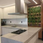 Apartamento alto padrão no bairro Tibery com três suítes e varanda gourmet.