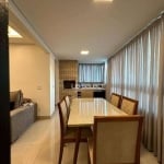 Apartamento com três quartos, uma suíte e duas semi suítes e varanda gourmet.