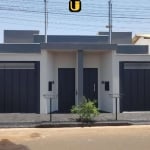 Imperdível oportunidade de adquirir casa com 3 quartos e suíte em Uberlândia-MG, bairro Vida Nova, 100m², 2 salas, 2 banheiros e garagem.