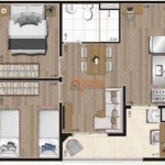 Apartamento com 2 dormitórios à venda, 44 m² por R$ 388.400,00 - Vila Antonieta - Guarulhos/SP